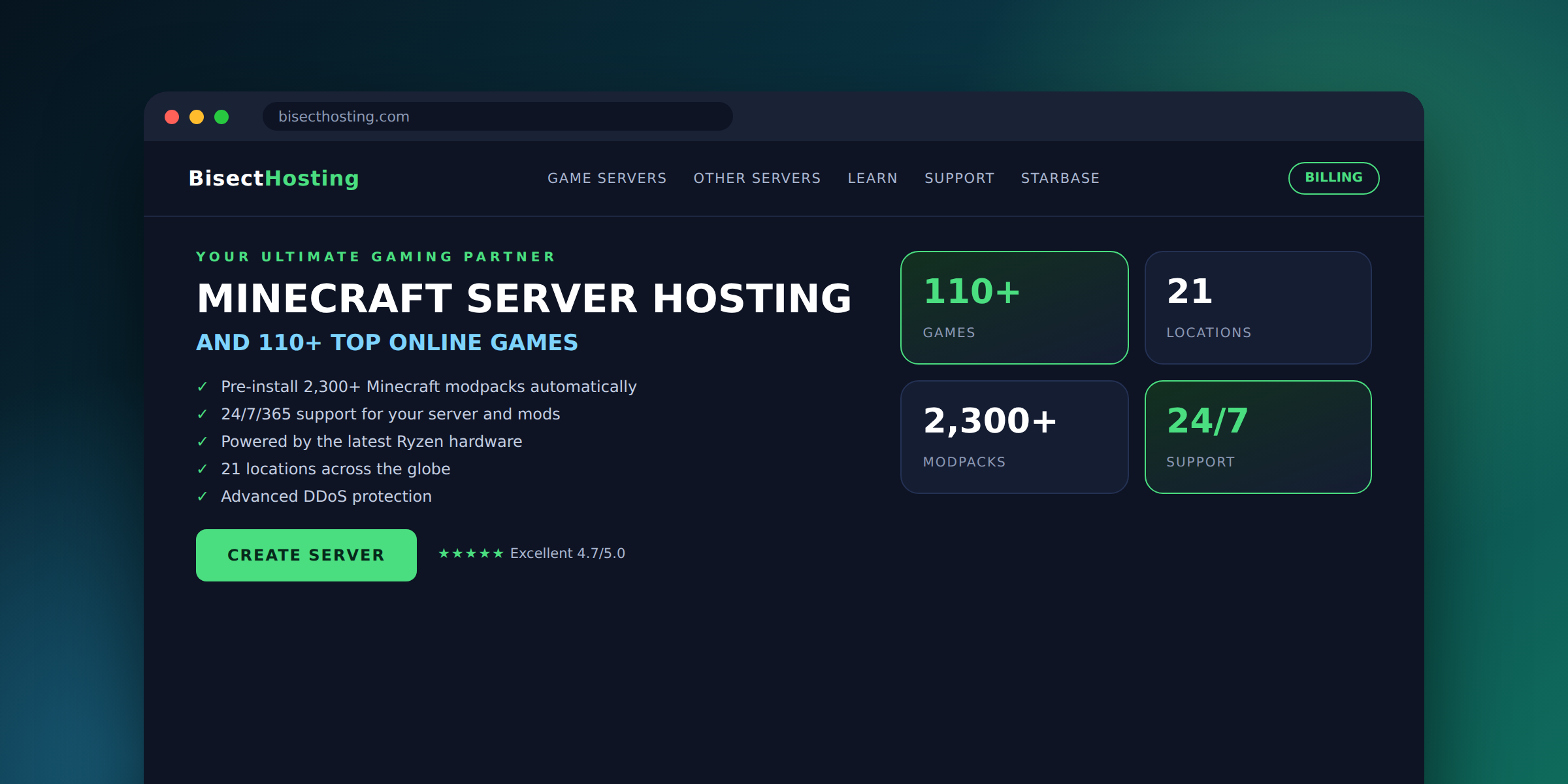 BisectHosting, game server platform preview